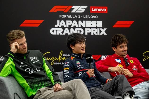 SUZUKA, JAPAN: Yuki Tsunoda, racing for the Racing Bulls team during the 2025 Formula 1 Japanese Grand Prix at the Suzuka International Racing Course in Suzuka, Japan