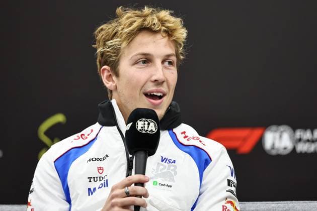 F1 Grand Prix Of Japan - Previews Liam Lawson of New Zealand and the Visa Cash App RB Formula One Team attends the press conference, PK, Pressekonferenz during previews ahead of the F1 Grand Prix of Japan at Suzuka Circuit in Suzuka, Japan, on April 3, 2025. SUZUKA Mie Japan  Copyright: xPaddockerx originalFilename:paddocker-f1grandp250403_npN1W.jpg