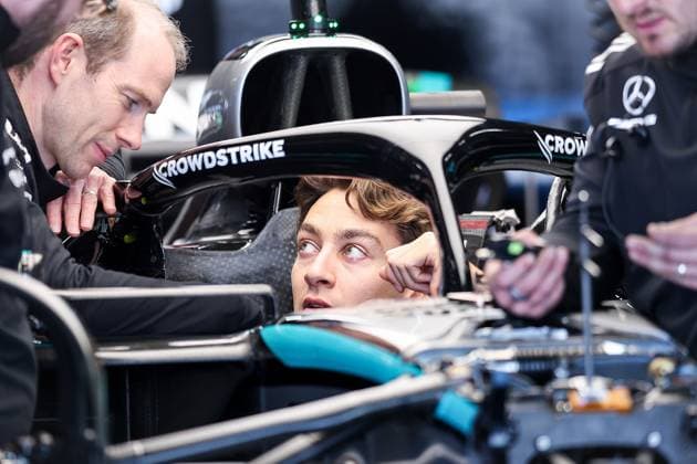 F1 - JAPANESE GRAND PRIX 2025 RUSSELL George (gbr), Mercedes AMG F1 Team W16, portrait during the Formula 1 Lenovo Japanese Grand Prix 2025, 3rd round of the 2025 FIA Formula One World Championship, WM, Weltmeisterschaft from April 4 to 6, 2025 on the Suzuka Circuit, in Suzuka, Japan - SuzukaJapan  Copyright: xEricxAlonsox