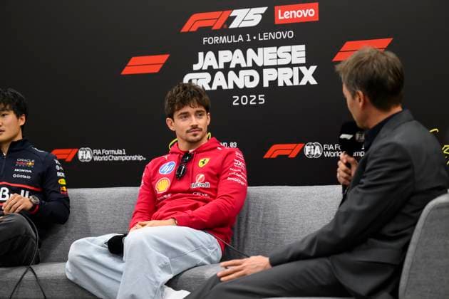 FORMULA 1 LENOVO JAPANESE GRAND PRIX 2025 Kohei Hirota OVERTAKE MAXPPP - Suzuka 03 04 2025 16 LECLERC Charles (mon), Scuderia Ferrari, portrait during the Formula 1 Lenovo Japanese Grand Prix 2025, the 3rd round of the 2025 FIA Formula 1 World Championship, WM, Weltmeisterschaft at the Suzuka Circuit from April 3 to 6, 2025, in Suzuka, Japan Suzuka Japan  Copyright: xOVERTAKE MAXPPP MAXPPPxKoheixHirotax OVT202504036026 OVT202504036026