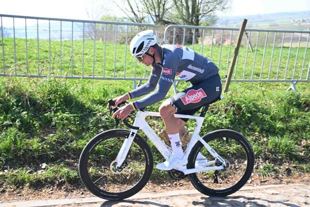 03-04-2025 Allenamento Tour Des Flandres 2025; 2025, Alpecin - Deceuninck; Van Der Poel, Mathieu; Koppenberg; 
