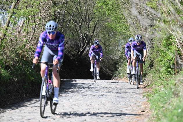 03-04-2025 Allenamento Tour Des Flandres 2025; 2025, Jayco - Alula; Koppenberg; 