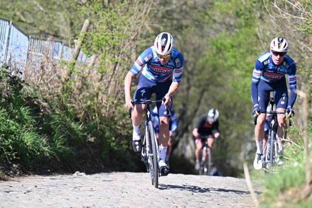 03-04-2025 Allenamento Tour Des Flandres 2025; 2025, Soudal - Quick Step; Koppenberg; 