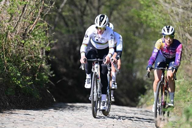 03-04-2025 Allenamento Tour Des Flandres 2025; 2025, Sd Worx - Protime; Kopecky, Lotte; Koppenberg; 