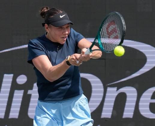 TENNIS 2025: Credit One Charleston Open APRIL 03 April 3, 2025: Amanda Anisimova (USA) defeated Yulia Putintseva (KAZ) 6-4, 6-4,at the Credit One Charleston Open being played at Credit One Staduim in Charleston, South Carolina USA Ã‚ÂLeslie Billman Tennisclix (Credit Image: Â Leslie Billman Cal Media) Charleston South Carolina USA EDITORIAL USE ONLY Copyright: xx ZUMA-20250403_zma_c04_004.jpg LesliexBillmanx csmphotothree372374