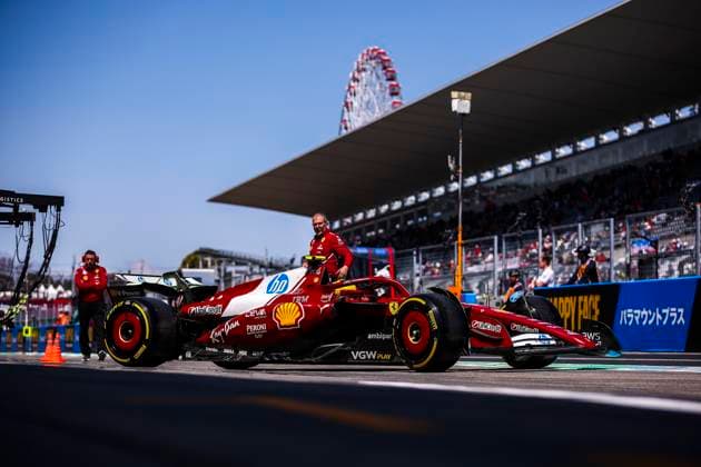 F1 - JAPANESE GRAND PRIX 2025 44 HAMILTON Lewis (gbr), Scuderia Ferrari SF-25, action during the Formula 1 Lenovo Japanese Grand Prix 2025, 3rd round of the 2025 FIA Formula One World Championship, WM, Weltmeisterschaft from April 4 to 6, 2025 on the Suzuka Circuit, in Suzuka, Japan - SuzukaJapan  Copyright: xEricxAlonsox