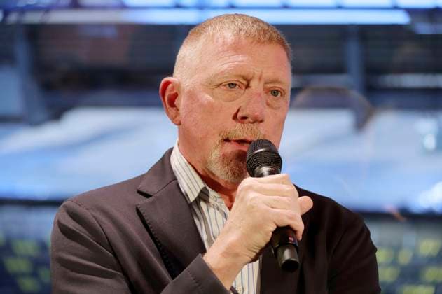 Sport Bilder des Tages Boris Becker beim Active City Afterwork in der Rothenbaum Lounge. Hamburg, 03.04.2025 *** Boris Becker at the Active City Afterwork in the Rothenbaum Lounge Hamburg, 03 04 2025 Foto:xgbrcix xFuturexImagex 0809114023st