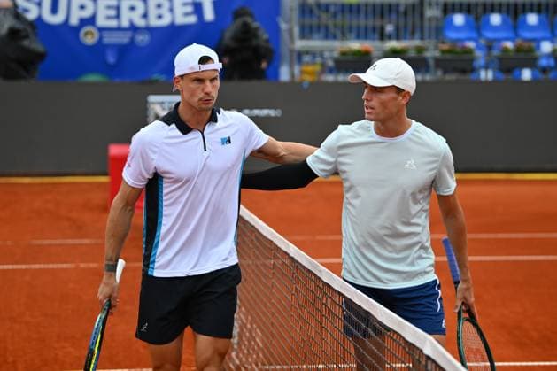 Christopher O Connell vs Marton Fucsovics, Tiriac Open Christopher O Connell of Australia in action against Marton Fucsovics of Hungary during the Tiriac Open game in Bucharest, Romania April 04, 2025. Alex Nicodim Imago Images Copyright: xAlexxNicodimx