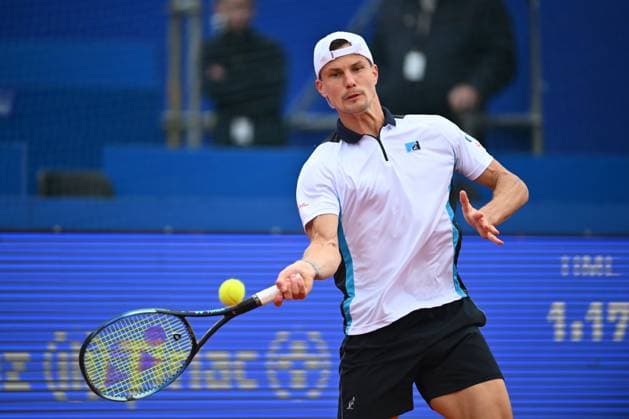 Christopher O Connell vs Marton Fucsovics, Tiriac Open Marton Fucsovics of Hungary in action against Christopher O Connell of Australia during the Tiriac Open game in Bucharest, Romania April 04, 2025. Alex Nicodim Imago Images Copyright: xAlexxNicodimx