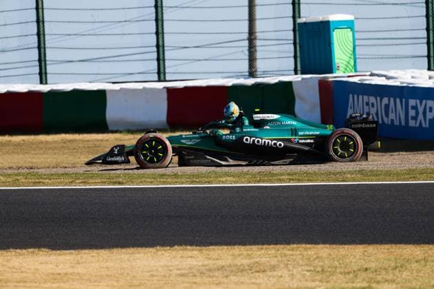 F1 - JAPANESE GRAND PRIX 2025 14 ALONSO Fernando (spa), Aston Martin F1 Team AMR24, action during the Formula 1 Lenovo Japanese Grand Prix 2025, 3rd round of the 2025 FIA Formula One World Championship, WM, Weltmeisterschaft from April 4 to 6, 2025 on the Suzuka Circuit, in Suzuka, Japan - SuzukaJapan  Copyright: xANTONINxVINCENTx