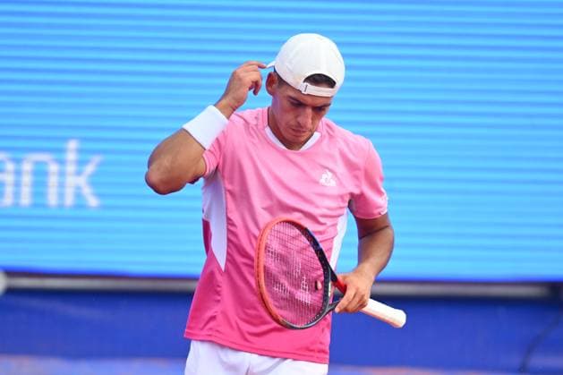 Tiriac Open, tennis, tenis, open, bucharest, sebastian baez, francisco comesana Sebastian Baez of Argentina in action against Francisco Comesana of Argentina during the Tiriac Open game in Bucharest, Romania, April 04, 2025. Alex Nicodim Imago Images Copyright: xAlexxNicodimx