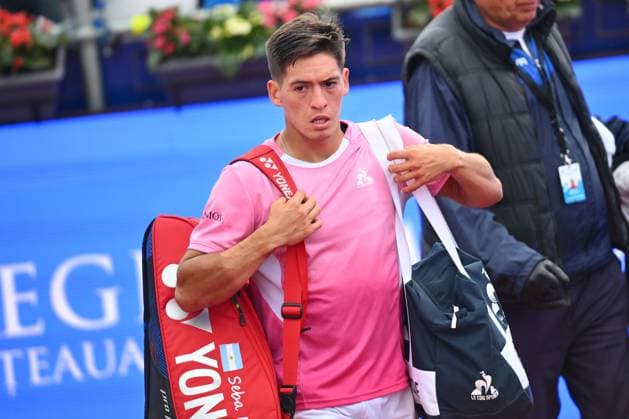 Tiriac Open, tennis, tenis, open, bucharest, sebastian baez, francisco comesana Sebastian Baez of Argentina in action against Francisco Comesana of Argentina during the Tiriac Open game in Bucharest, Romania, April 04, 2025. Alex Nicodim Imago Images Copyright: xAlexxNicodimx