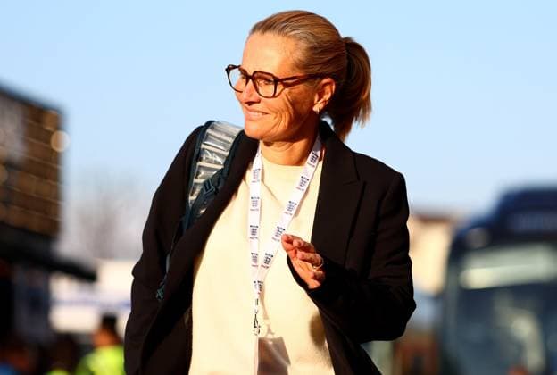 England Women Manager Sarina Wiegman arrives. England Women v Belgium Women, UEFA Women s Nations League - League A - Group 3, Football, Ashton Gate, Bristol, UK - 04 Apr 2025 EDITORIAL USE ONLY No use with unauthorised audio, video, data, fixture lists, club league logos or live services. Online in-match use limited to 120 images, no video emulation. No use in betting, games or single club league player publications.  Copyright: xJamesxMarsh Shutterstockx 15236136x