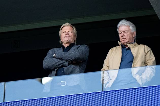 Oliver Kahn (Ex Torwart KSC) auf der VIP Tribuene, GER, Karlsruher SC (KSC) vs Hannover 96 (H96), Fussball 2. Bundesliga, 28. Spieltag, Saison 2024 2025, 04.04.2025 DFB DFL regulations prohibit any use of photographs as image sequences and or quasi-video GER, Karlsruher SC (KSC) vs Hannover 96 (H96), Fussball 2. Bundesliga, 28. Spieltag, Saison 2024 2025, 04.04.2025 Karlsruhe