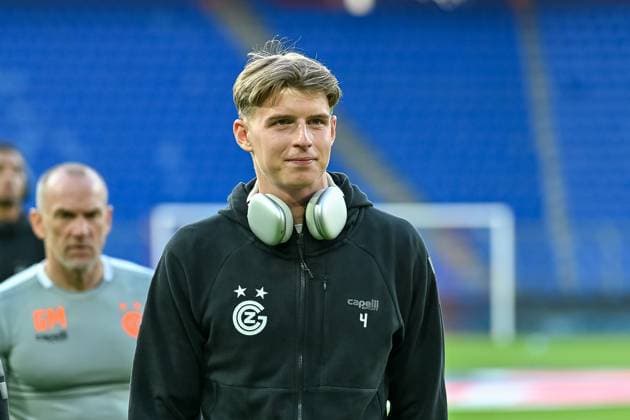 Grayson Dettoni (Grasshopper Club Zuerich, 04) SUI, FC Basel - Grasshoppers Zuerich, Fussball, Swiss Super League, 30. Spieltag, Saison 2024 2025, 03.04.2025 SUI, FC Basel - Grasshoppers Zuerich, Fussball, Swiss Super League, 30. Spieltag, Saison 2024 2025, 03.04.2025 Basel *** Grayson Dettoni Grasshopper Club Zuerich, 04 SUI, FC Basel Grasshoppers Zuerich, Football, Swiss Super League, Matchday 30, Season 2024 2025, 03 04 2025 SUI, FC Basel Grasshoppers Zuerich, Football, Swiss Super League, Matchday 30, Season 2024 2025, 03 04 2025 Basel Copyright: xEibner-Pressefoto ThomasxHessx EP_THS