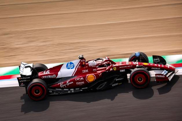 F1 - JAPANESE GRAND PRIX 2025 16 LECLERC Charles (mco), Scuderia Ferrari SF-25, action during the Formula 1 Lenovo Japanese Grand Prix 2025, 3rd round of the 2025 FIA Formula One World Championship, WM, Weltmeisterschaft from April 4 to 6, 2025 on the Suzuka Circuit, in Suzuka, Japan - SuzukaJapan  Copyright: xEricxAlonsox