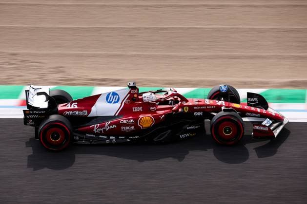F1 - JAPANESE GRAND PRIX 2025 16 LECLERC Charles (mco), Scuderia Ferrari SF-25, action during the Formula 1 Lenovo Japanese Grand Prix 2025, 3rd round of the 2025 FIA Formula One World Championship, WM, Weltmeisterschaft from April 4 to 6, 2025 on the Suzuka Circuit, in Suzuka, Japan - SuzukaJapan  Copyright: xEricxAlonsox