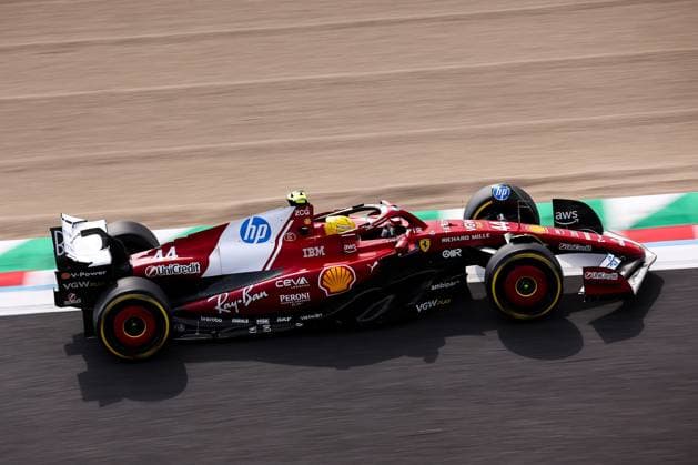 F1 - JAPANESE GRAND PRIX 2025 44 HAMILTON Lewis (gbr), Scuderia Ferrari SF-25, action during the Formula 1 Lenovo Japanese Grand Prix 2025, 3rd round of the 2025 FIA Formula One World Championship, WM, Weltmeisterschaft from April 4 to 6, 2025 on the Suzuka Circuit, in Suzuka, Japan - SuzukaJapan  Copyright: xEricxAlonsox