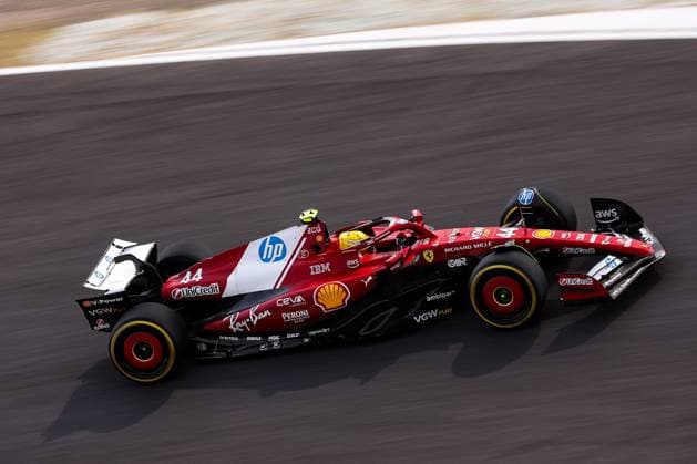 F1 - JAPANESE GRAND PRIX 2025 44 HAMILTON Lewis (gbr), Scuderia Ferrari SF-25, action during the Formula 1 Lenovo Japanese Grand Prix 2025, 3rd round of the 2025 FIA Formula One World Championship, WM, Weltmeisterschaft from April 4 to 6, 2025 on the Suzuka Circuit, in Suzuka, Japan - SuzukaJapan  Copyright: xEricxAlonsox