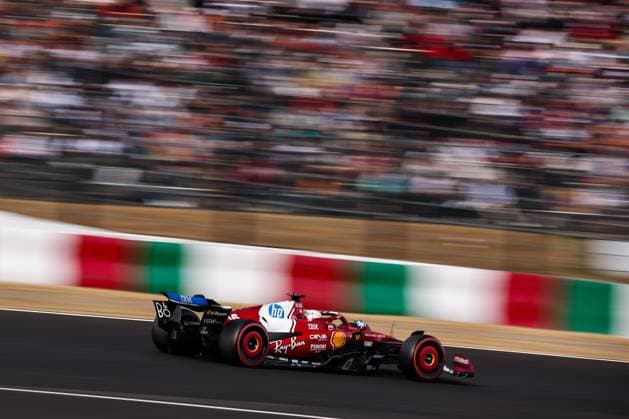 F1 - JAPANESE GRAND PRIX 2025 16 LECLERC Charles (mco), Scuderia Ferrari SF-25, action during the Formula 1 Lenovo Japanese Grand Prix 2025, 3rd round of the 2025 FIA Formula One World Championship, WM, Weltmeisterschaft from April 4 to 6, 2025 on the Suzuka Circuit, in Suzuka, Japan - SuzukaJapan  Copyright: xEricxAlonsox