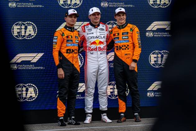 SUZUKA, JAPAN: Max Verstappen, racing for the Red Bull Racing team during the 2025 Formula 1 Japanese Grand Prix at the Suzuka International Racing Course in Suzuka, Japan