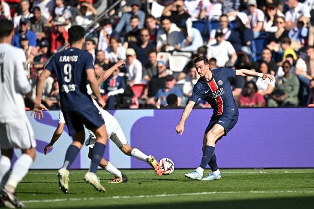 Paris Saint-Germain v Angers SCO - Ligue 1 McDonald s 2024 2025 08 Fabian RUIZ PENA (psg) during Ligue 1 McDonald s match between Paris and Angers at Parc des Princes on April 5, 2025 in Paris, France. Paris France  Copyright: xFEPx 776304742