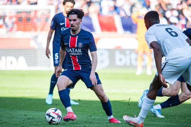FOOTBALL Paris SG vs Angers SCO - Ligue 1 - JournÃ e 28 - 05 04 2025 Vitinha (Paris SG) ParisFrance  Copyright: xBaptistexAutissierx