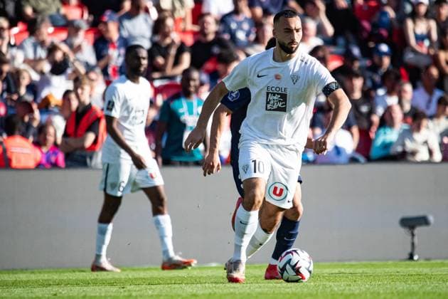 FOOTBALL Paris SG vs Angers SCO - Ligue 1 - JournÃ e 28 - 05 04 2025 Himad Abdelli (ANGERS SCO) ParisFrance  Copyright: xBaptistexAutissierx