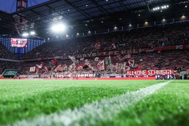 Sport Bilder des Tages Fussball, 2.Bundesliga Saison 2024 2025 28.Spieltag 1.FC Köln - Hertha BSC Berlin 05.04.2025, RheinEnergieSTADION Fans 1.FC Köln Köln RheinEnergieSTADION Nordrhein-Westfahlen Deutschland