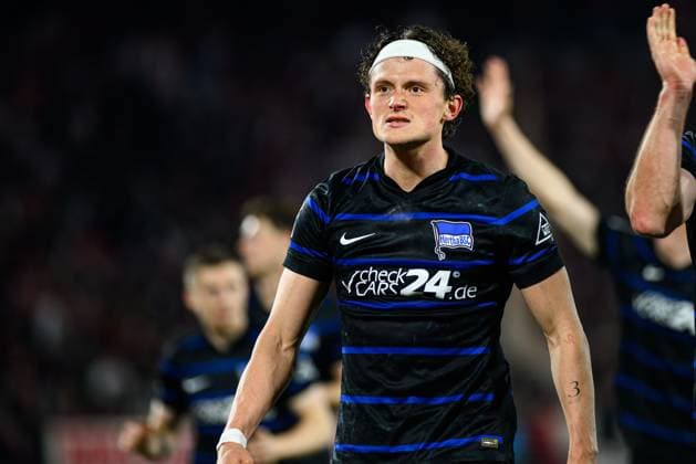 COLOGNE, GERMANY - 5 APRIL, 2025: Fabian Reese - The football match of 2.Bundesliga 1.FC Koeln vs Hertha BSC at Rhein Energie Stadion  Copyright: xVITALIIxKLIUIEVx