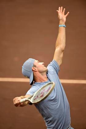 April 5, 2025, Houston, Tx, United States of America: TOMMY PAUL during the quarter finals between Tommy Paul (USA) and Jenson Brooksby (USA) in the Men s Clay Court Championships on April 3, 2025 at the River Oaks Country Club in Houston, Texas. Houston United States of America - ZUMAw132 20250405_zap_w132_048 Copyright: xTomxWalkox