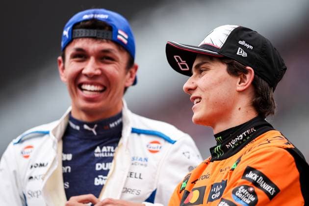 F1 - JAPANESE GRAND PRIX 2025 PIASTRI Oscar (aus), McLaren F1 Team MCL39, portrait and ALBON Alexander (tha), Williams Racing FW47, portrait during the Formula 1 Lenovo Japanese Grand Prix 2025, 3rd round of the 2025 FIA Formula One World Championship, WM, Weltmeisterschaft from April 4 to 6, 2025 on the Suzuka Circuit, in Suzuka, Japan - SuzukaJapan Copyright: xEricxAlonsox