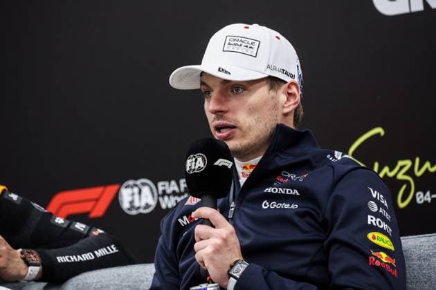F1 - JAPANESE GRAND PRIX 2025 VERSTAPPEN Max (ned), Red Bull Racing RB21, portraitpress conference during the Formula 1 Lenovo Japanese Grand Prix 2025, 3rd round of the 2025 FIA Formula One World Championship, WM, Weltmeisterschaft from April 4 to 6, 2025 on the Suzuka Circuit, in Suzuka, Japan - SuzukaJapan  Copyright: xEricxAlonsox