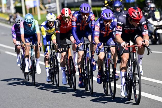 Dutch Timo Roosen of Team Picnic PostNL pictured in action during the men s race of the Ronde van Vlaanderen Tour des Flandres Tour of Flanders one day cycling race, 268,9km from Brugge to Oudenaarde, Sunday 06 April 2025. DIRKxWAEM  x119571194x