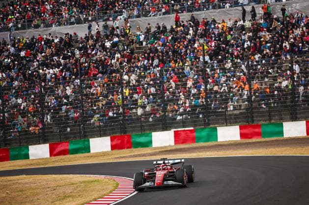 F1 - JAPANESE GRAND PRIX 2025 16 LECLERC Charles (mco), Scuderia Ferrari SF-25, action during the Formula 1 Lenovo Japanese Grand Prix 2025, 3rd round of the 2025 FIA Formula One World Championship, WM, Weltmeisterschaft from April 4 to 6, 2025 on the Suzuka Circuit, in Suzuka, Japan - SuzukaJapan  Copyright: xEricxAlonsox