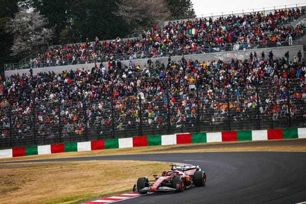 F1 - JAPANESE GRAND PRIX 2025 16 LECLERC Charles (mco), Scuderia Ferrari SF-25, action during the Formula 1 Lenovo Japanese Grand Prix 2025, 3rd round of the 2025 FIA Formula One World Championship, WM, Weltmeisterschaft from April 4 to 6, 2025 on the Suzuka Circuit, in Suzuka, Japan - SuzukaJapan  Copyright: xEricxAlonsox