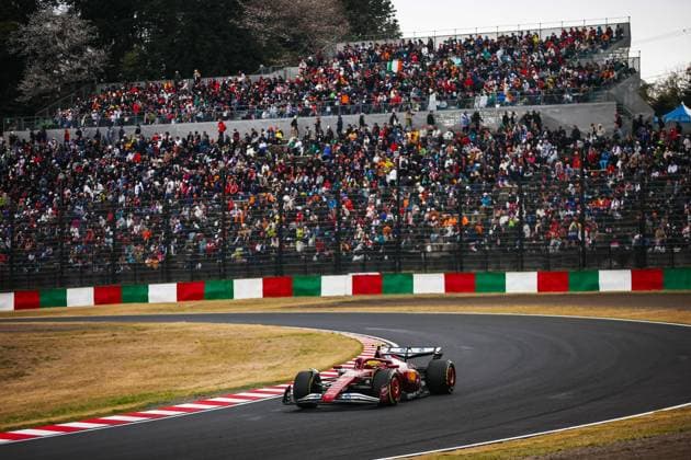 F1 - JAPANESE GRAND PRIX 2025 44 HAMILTON Lewis (gbr), Scuderia Ferrari SF-25, action during the Formula 1 Lenovo Japanese Grand Prix 2025, 3rd round of the 2025 FIA Formula One World Championship, WM, Weltmeisterschaft from April 4 to 6, 2025 on the Suzuka Circuit, in Suzuka, Japan - SuzukaJapan  Copyright: xEricxAlonsox
