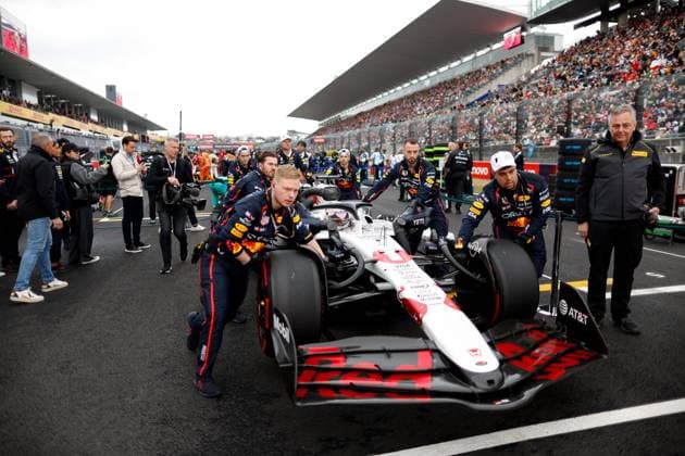 F1 - JAPANESE GRAND PRIX 2025 VERSTAPPEN Max (ned), Red Bull Racing RB21, portrait during the Formula 1 Lenovo Japanese Grand Prix 2025, 3rd round of the 2025 FIA Formula One World Championship, WM, Weltmeisterschaft from April 4 to 6, 2025 on the Suzuka Circuit, in Suzuka, Japan - SuzukaJapan  Copyright: xDPPIx