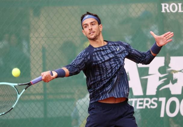 Qualifications Rolex MC Masters PHOTOPQR NICE MATIN Dylan Meiffret ; Monaco ; 06 04 2025 ; Deuxieme jour de qualifications au Rolex Monte-Carlo Masters. ICI : Lorenzo Musetti à l entrainement Rolex Monte-Carlo Masters at Monte-Carlo Country Club on April 6, 2025 Monaco France  Copyright: xPHOTOPQR NICExMATIN MAXPPPxDylanxMeiffretx 20250406NIM4285 20250406NIM4285