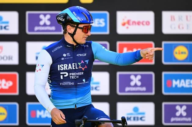 Sport Bilder des Tages Ronde van Vlaanderen 2025 - Men Elite OUDENAARDE, BELGIUM - APRIL 06 : Pickrell Riley (CAN) of Israel - Premier Tech pictured during the 109th edition of the Ronde van Vlaanderen, an UCI World Tour cycling race for Men Elite with start in Bruges and finish in Oudenaarde after 268,9 km on April 6, 2025 in Oudenaarde, Belgium, 06 04 2025 Oudenaarde Belgium  Copyright: xTomasxSiskx