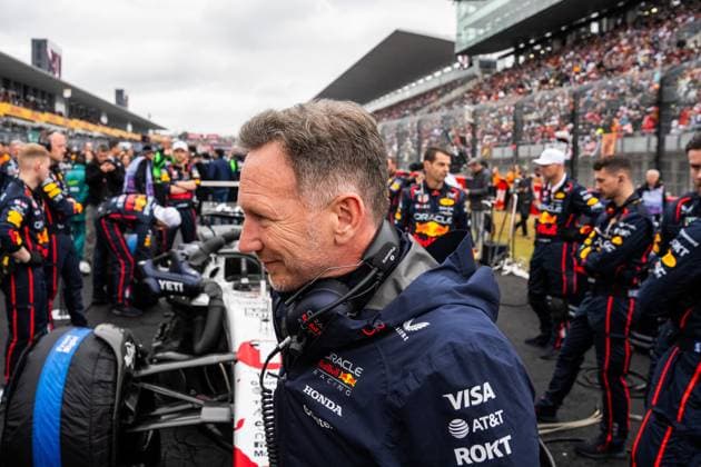 Formula 1 Japanese Grand Prix - Race Day - Suzuka Christian Horner (gbr) during the Formula 1 Lenovo Japanese Grand Prix 2025 on Race Day at the Suzuka International Circuit, Suzuka, Japan on April 6, 2025Photo by Antoine Lapeyre ABACAPRESS.COM Suzuka Japan  Copyright: xLapeyrexAntoine ABACAx