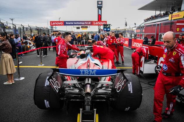 Formula 1 Japanese Grand Prix - Race Day - Suzuka Charles Leclerc (Mon) Of Scuderia Ferrari 16 car during the Formula 1 Lenovo Japanese Grand Prix 2025 on Race Day at the Suzuka International Circuit, Suzuka, Japan on April 6, 2025Photo by Antoine Lapeyre ABACAPRESS.COM Suzuka Japan  Copyright: xLapeyrexAntoine ABACAx