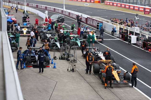 F1 - JAPANESE GRAND PRIX 2025 parc ferme illustration during the Formula 1 Lenovo Japanese Grand Prix 2025, 3rd round of the 2025 FIA Formula One World Championship, WM, Weltmeisterschaft from April 4 to 6, 2025 on the Suzuka Circuit, in Suzuka, Japan - SuzukaJapan  Copyright: xANTONINxVINCENTx