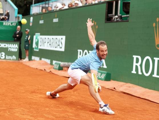 Qualifications Rolex MC Masters PHOTOPQR NICE MATIN Dylan Meiffret ; Monaco ; 06 04 2025 ; Deuxieme jour de qualifications au Rolex Monte-Carlo Masters. ICI : Richard Gasquet pendant son match contre Matteo Arnaldi Rolex Monte-Carlo Masters at Monte-Carlo Country Club on April 6, 2025 Monaco France  Copyright: xPHOTOPQR NICExMATIN MAXPPPxDylanxMeiffretx 20250406NIM4961 20250406NIM4961