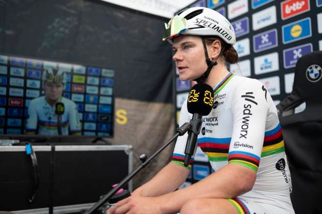 Ronde van Vlaanderen 2025 - Women Elite OUDENAARDE, BELGIUM - APRIL 06 : Kopecky Lotte (BEL) of Team SD Worx - Protime pictured during the 22th edition of the Ronde van Vlaanderen for Women Elite, an UCI Women s World Tour cycling race organized by Flanders Classics with start and finish in Oudenaarde after 168,8 km on April 6, 2025 in Oudenaarde, Belgium, 06 04 2025 Oudenaarde Belgium  Copyright: xJanxDexMeuleneirx