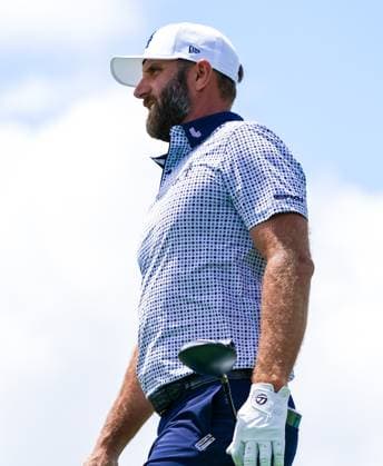 April 6, 2025, Doral, Florida, USA: Dustin Johnson, captin of 4Aces GC, walks off the 8th tee during the final round of LIV Golf Miami at Trump National Doral. Doral USA - ZUMAw109 20250406_fap_w109_019 Copyright: xDebbyxWongx