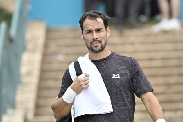 Tennis : Rolex Monte Carlo Masters 2025 - ATP, Tennis Herren - 06 04 2025 Tennis : Rolex Monte Carlo Masters 2025 - Atp - Fabio Fognini Monaco  Copyright: xChryslenexCaillaudx