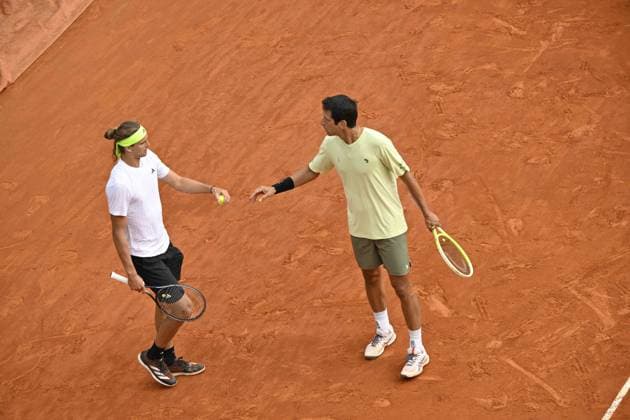Tennis : Rolex Monte Carlo Masters 2025 - ATP, Tennis Herren - 06 04 2025 Tennis : Rolex Monte Carlo Masters 2025 - Atp - Alexander Zverev Monaco  Copyright: xChryslenexCaillaudx