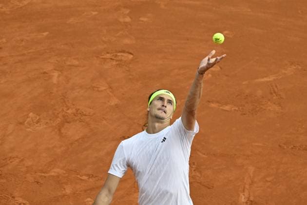 Tennis : Rolex Monte Carlo Masters 2025 - ATP, Tennis Herren - 06 04 2025 Tennis : Rolex Monte Carlo Masters 2025 - Atp - Alexander Zverev Monaco  Copyright: xChryslenexCaillaudx