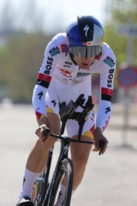 07-04-2025 Itzulia Basque Country; Tappa 01 Vitoria Gasteiz - Baskonia Alaves; 2025, Red Bull - Bora Hansgrohe; Fisher Black, Finn; 